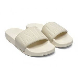 💎ALLSAINTS Signet Logo Slides | Men's 10 EU 40 | Designer Minimal
